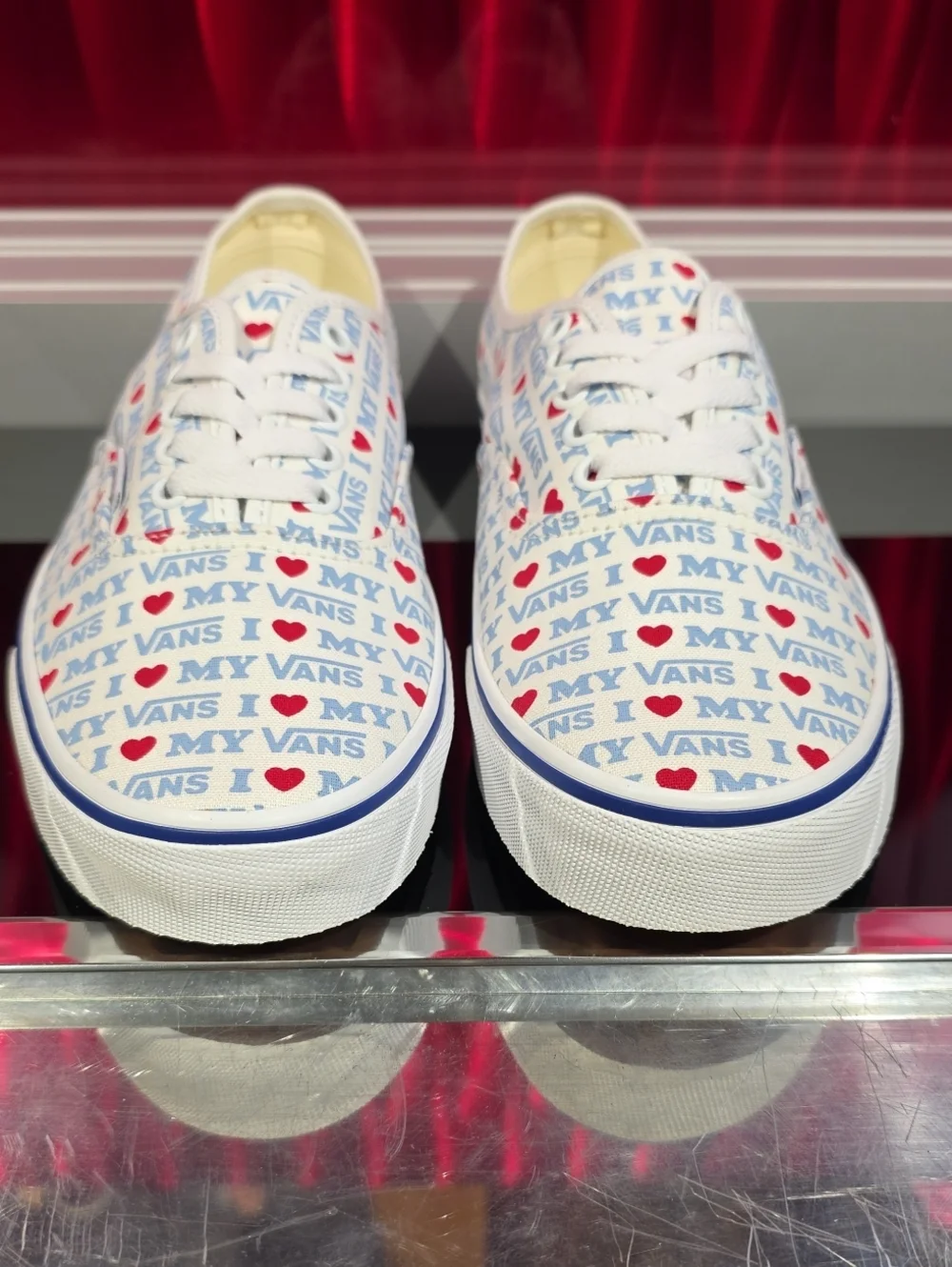 Vans Authentic I Love My Vans True White Shoes Men's 9.0 Women's 10.5 New